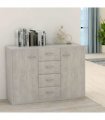 vidaXL Sideboard Concrete Grey 88x30x65 cm Engineered Wood
