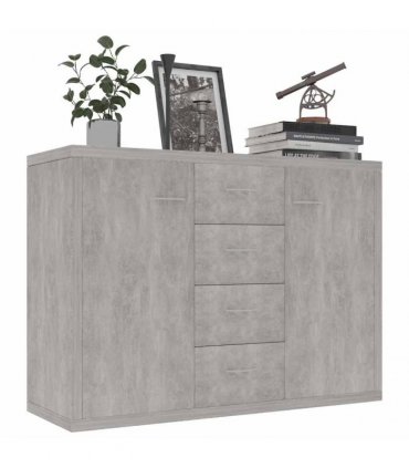 vidaXL Sideboard Concrete Grey 88x30x65 cm Engineered Wood