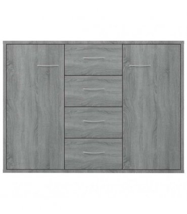 vidaXL Sideboard Grey Sonoma 88x30x65 cm Engineered Wood
