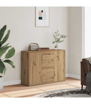 vidaXL Sideboard Artisan Oak 88x30x64 cm Engineered Wood
