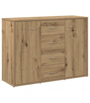 vidaXL Sideboard Artisan Oak 88x30x64 cm Engineered Wood