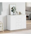 vidaXL Sideboard White 88x30x65 cm Engineered Wood