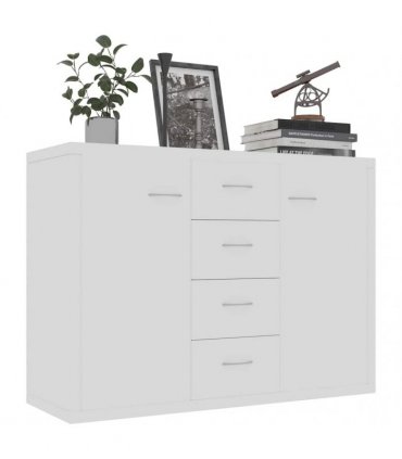 vidaXL Sideboard White 88x30x65 cm Engineered Wood