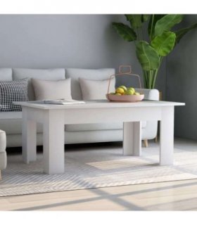 vidaXL Coffee Table White 100x60x42 cm Engineered Wood — Size: 100 x 60 x 42 cm
