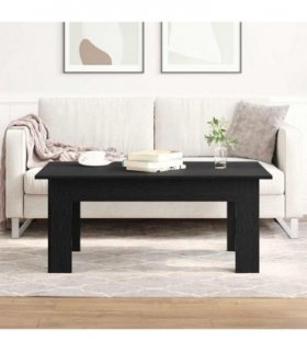 vidaXL Coffee Table Black Oak 100 x 60 x 42 cm Engineered Wood