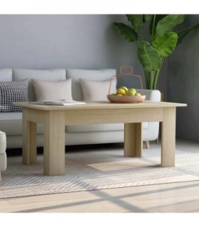 vidaXL Coffee Table Sonoma Oak 100x60x42 cm Engineered Wood — Size: 100 x 60 x 42 cm