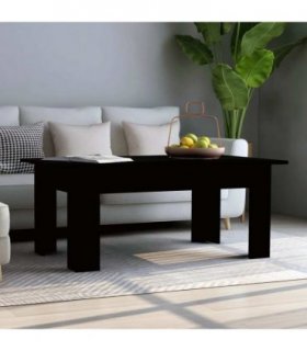 vidaXL Coffee Table Black 100x60x42 cm Engineered Wood — Size: 100 x 60 x 42 cm