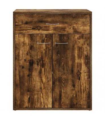 vidaXL Sideboard Smoked Oak 60x30x75 cm Engineered Wood — V0672023361