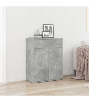 vidaXL Sideboard Concrete Grey 60x30x75 cm Engineered Wood — V0672023363