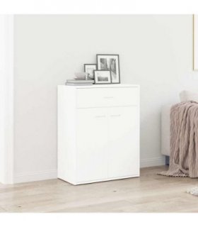 vidaXL Sideboard White 60x30x75 cm Engineered Wood — V0672023369