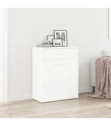 vidaXL Sideboard White 60x30x75 cm Engineered Wood — V0672023369
