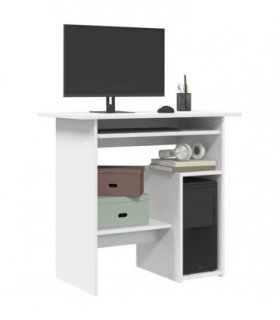vidaXL Desk White 80x45x74 cm Engineered Wood