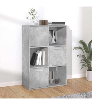 vidaXL Storage Cabinet | Concrete Grey | Engineered Wood | Medium