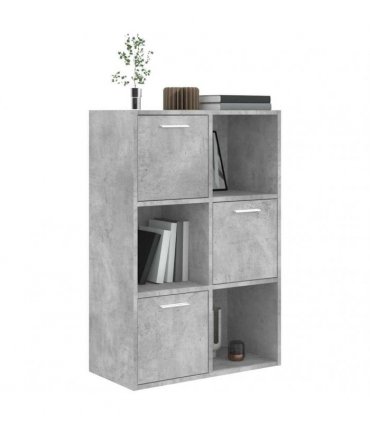 vidaXL Storage Cabinet | Concrete Grey | Engineered Wood | Medium