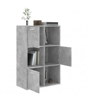 vidaXL Storage Cabinet | Concrete Grey | Engineered Wood | Medium