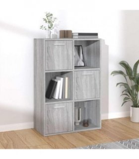 vidaXL Storage Cabinet | Grey Sonoma | Engineered wood | Medium