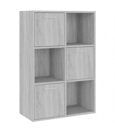 vidaXL Storage Cabinet | Grey Sonoma | Engineered wood | Medium