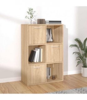 vidaXL Storage Cabinet | Sonoma oak | Engineered wood | Medium | Storage Cabinet