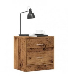 vidaXL Bedside Cabinets 2 pcs Old Wood 40x30x40 cm Engineered Wood