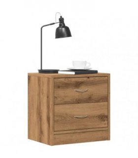 vidaXL Bedside Cabinets 2 pcs Artisian Oak 40x30x40 cm Engineered Wood — Colour: artisan oak