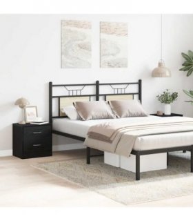vidaXL Bedside Cabinets 2 pcs Black Oak 40x30x40 cm Engineered Wood — V0672023526