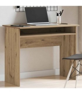 vidaXL Desk Artisan Oak 90x50x74 cm Engineered Wood