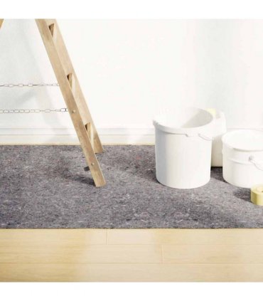 vidaXL Non-slip Painter Fleece 10 m 180 g/m² Grey