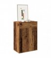 vidaXL Shoe Cabinet Old Wood 60x35x84 cm Engineered Wood
