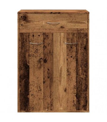 vidaXL Shoe Cabinet Old Wood 60x35x84 cm Engineered Wood