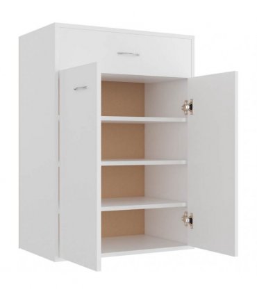 vidaXL Shoe Rack | White | Engineered wood | Medium | Storage | Shoe Rack