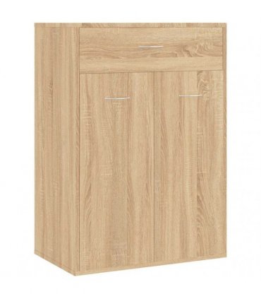 vidaXL Shoe Cabinet Sonoma Oak 60x35x84 cm Engineered Wood