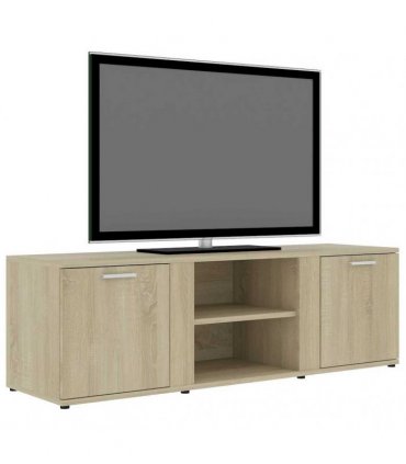 vidaXL TV Cabinet Sonoma Oak 120x34x37 cm Engineered Wood