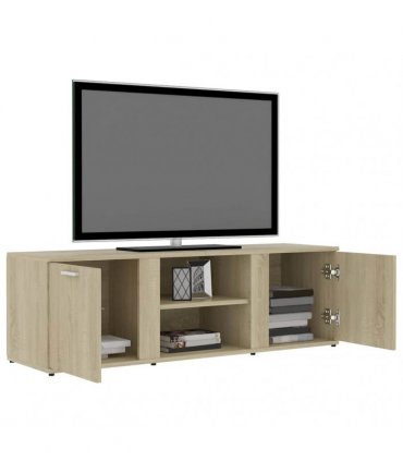 vidaXL TV Cabinet Sonoma Oak 120x34x37 cm Engineered Wood