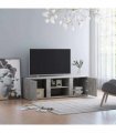 vidaXL TV Cabinet Concrete Grey 120x34x37 cm Engineered Wood