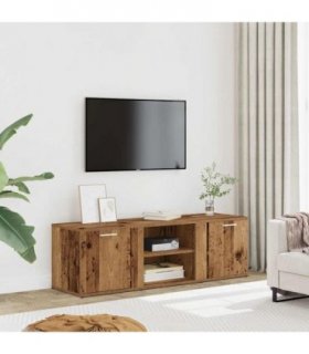 vidaXL TV Cabinet Old Wood 120x34x37 cm Engineered Wood