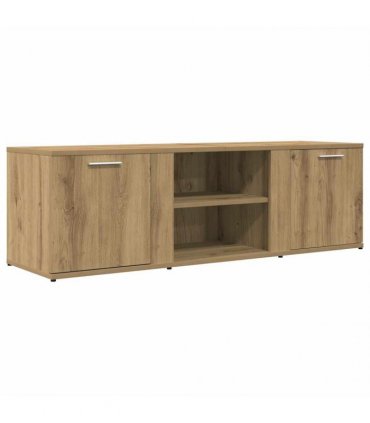 vidaXL TV Cabinet Artisan Oak 120x34x37 cm Engineered Wood