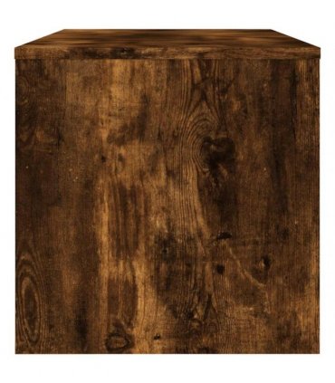 vidaXL TV Cabinet Smoked Oak 120x34x37 cm Engineered Wood