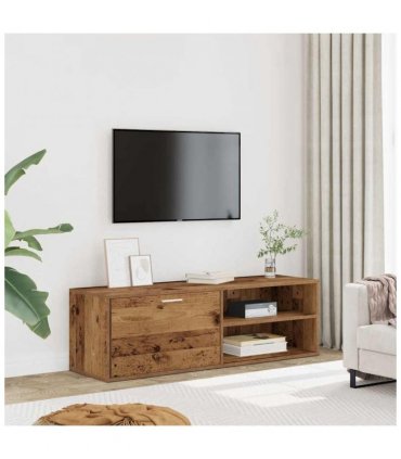 vidaXL TV Cabinet Old Wood 120x34x37 cm Engineered Wood — V0672023696
