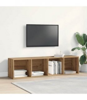 vidaXL TV Cabinet Artisan Oak 120x34x37 cm Engineered Wood — V0672023697