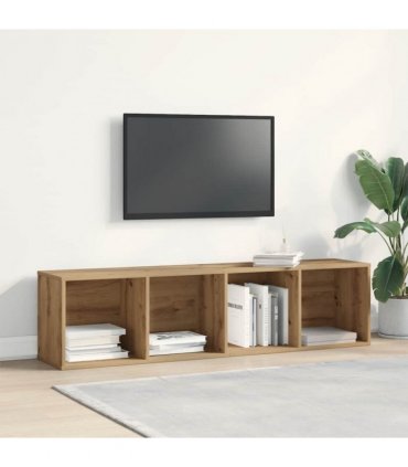 vidaXL TV Cabinet Artisan Oak 120x34x37 cm Engineered Wood — V0672023697