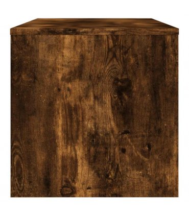 vidaXL TV Cabinet Smoked Oak 120x34x37 cm Engineered Wood — V0672023698