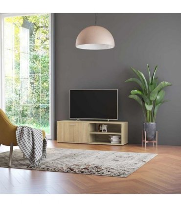 vidaXL TV Cabinet Sonoma Oak 120x34x37 cm Engineered Wood — V0672023699
