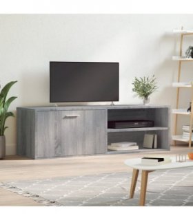 vidaXL TV Cabinet Grey Sonoma 120x34x37 cm Engineered Wood