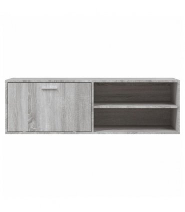 vidaXL TV Cabinet Grey Sonoma 120x34x37 cm Engineered Wood