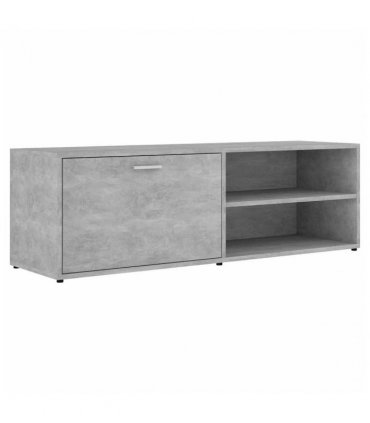 vidaXL TV Cabinet Concrete Grey 120x34x37 cm Engineered Wood — V0672023703