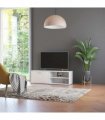 vidaXL TV Cabinet | White | Engineered Wood | 120x34x37 cm | TV Cabinet