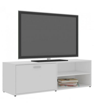 vidaXL TV Cabinet | White | Engineered Wood | 120x34x37 cm | TV Cabinet