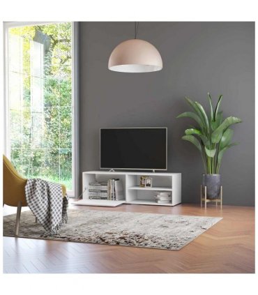 vidaXL TV Cabinet | White | Engineered Wood | 120x34x37 cm | TV Cabinet