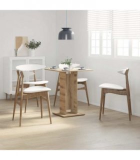 vidaXL Bistro Table Artisan Oak 60x60x75 cm Engineered Wood