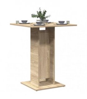 vidaXL Bistro Table Sonoma Oak 60x60x75 cm Engineered Wood